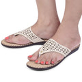 Elegant & Poised Lazer Design Cushion Doctor Slippers