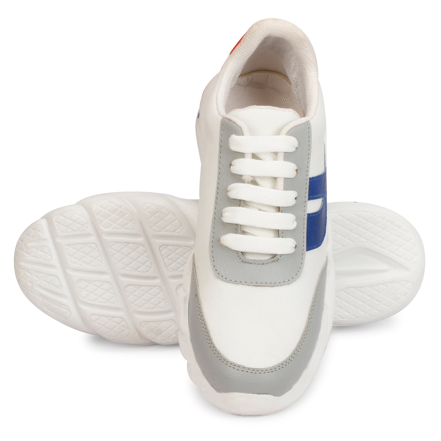 Trendy & Stylish 100% Vegan Leather Sporty Sneakers