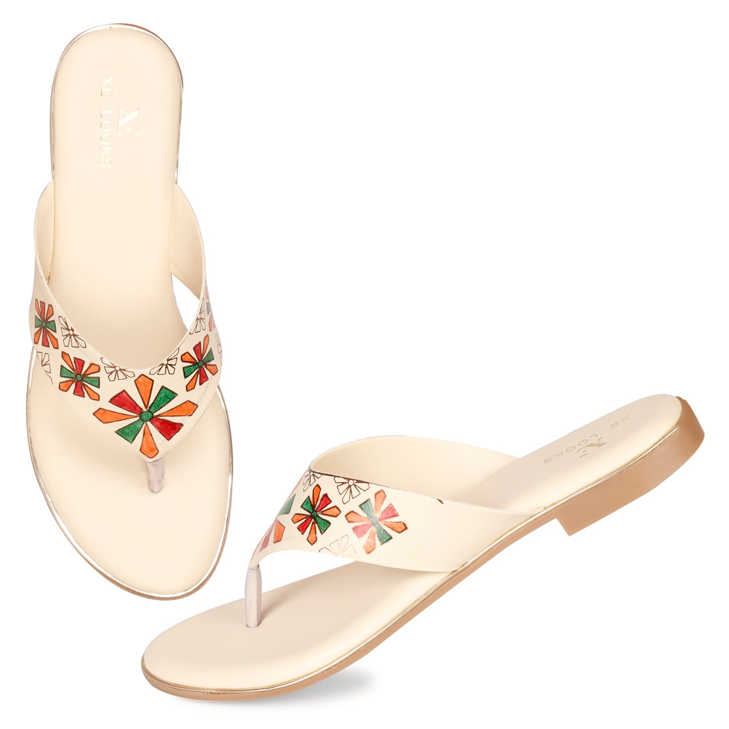 Alluring & Modern Batik Print Comfortable Flat Slippers