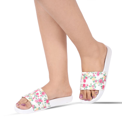 Flowery Print Stylish & Leisurely Sliders