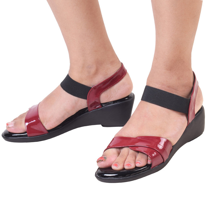 Trendy & Comfortable Patent Leather Sandals