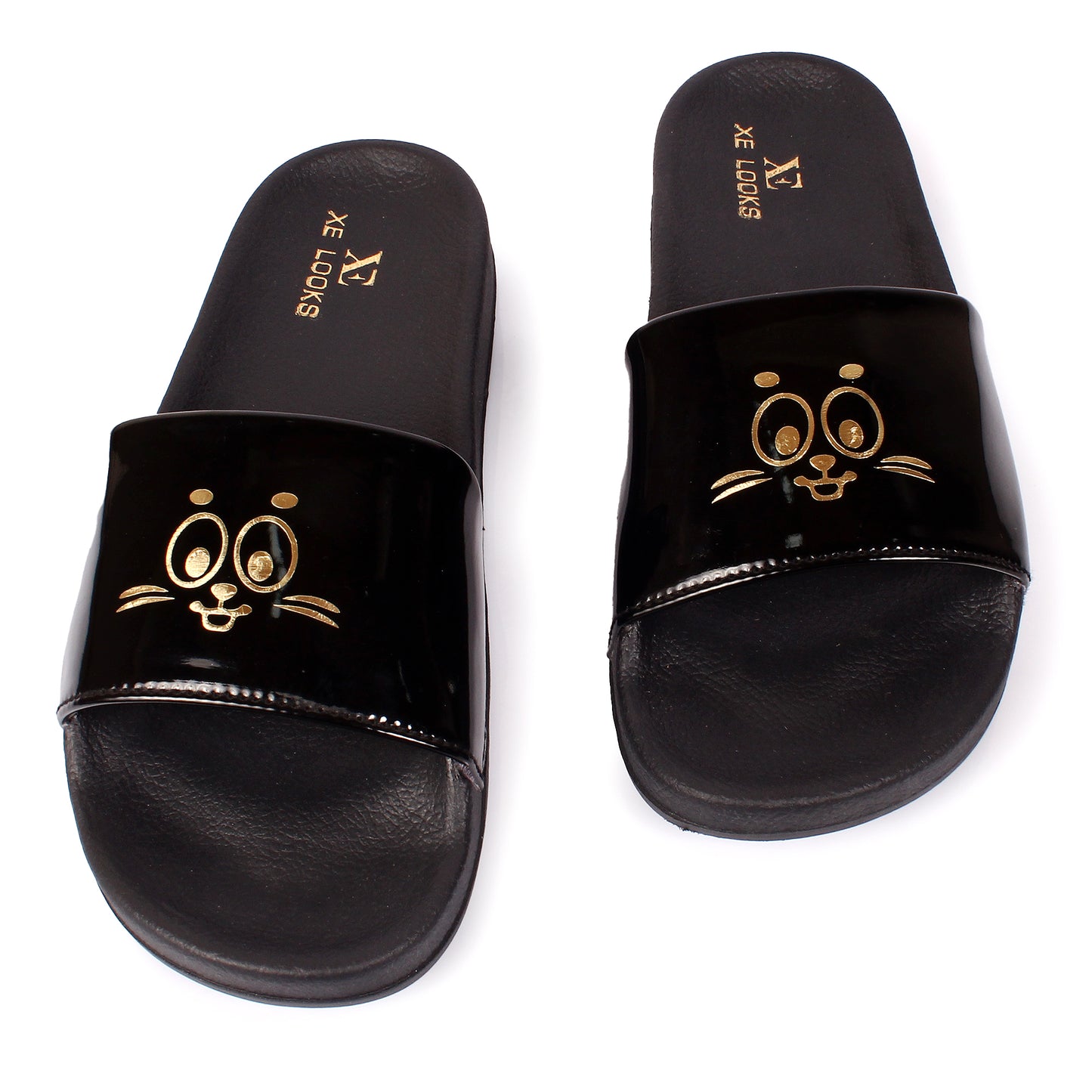 Cat Face Print Lightweight & Stylish Sliders