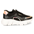 Modern & Trendy Design 100% Vegan Leather Sneakers