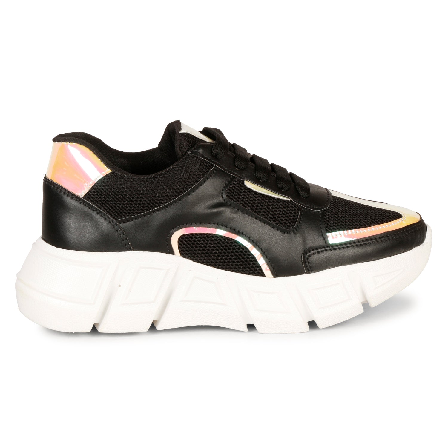 Modern & Trendy Design 100% Vegan Leather Sneakers