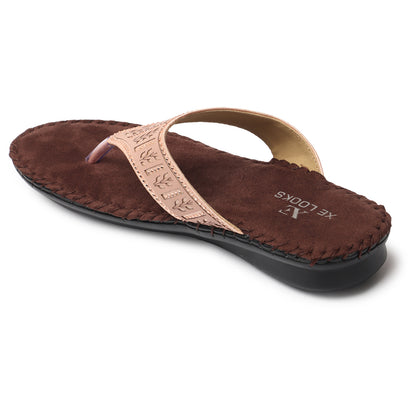 Graceful & Elegant Siroski Design Comfortable Flat Doctor Slippers