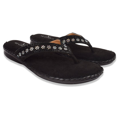 Graceful & Elegant Siroski Design Comfortable Doctor Slippers