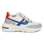 Trendy & Stylish 100% Vegan Leather Sporty Sneakers