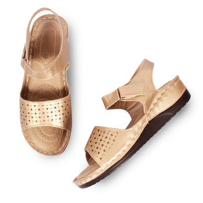 Modern & Glamorous Comfortable Adjustable Flat Sandals