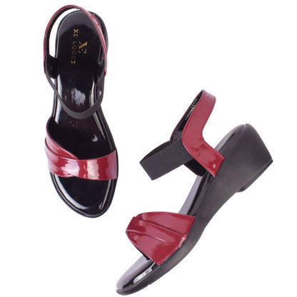 Trendy & Comfortable Patent Leather Sandals