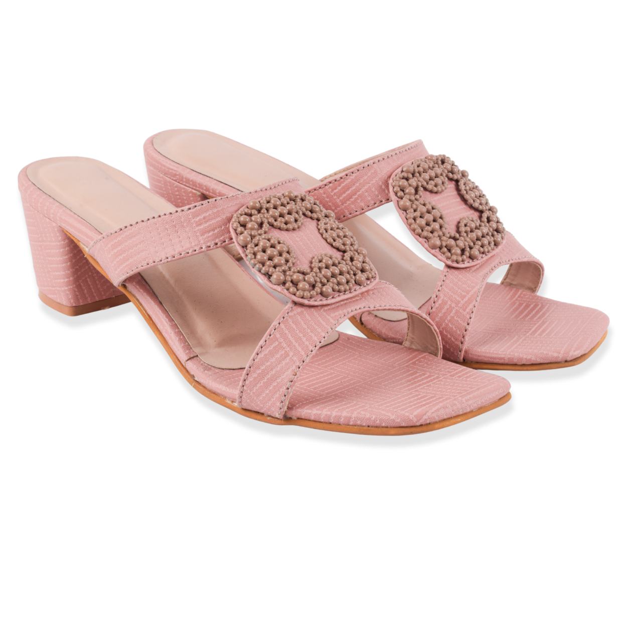 Versatile & Effortless Comfortable Block Heels Slippers