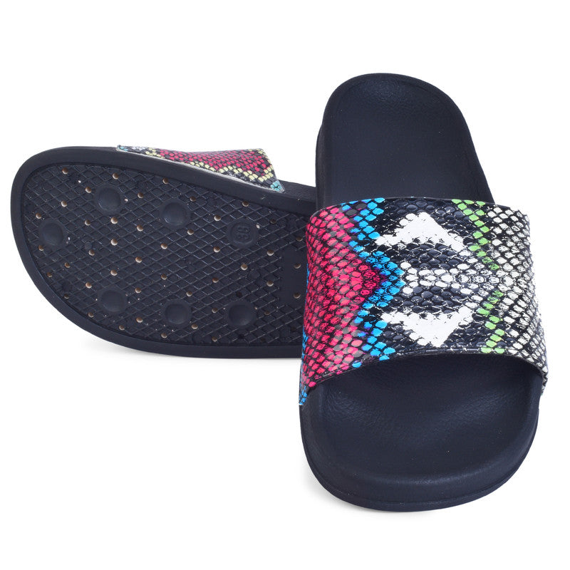 Trendy & Leisurely Printed Design Comfortable Sliders