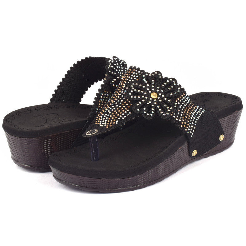 Stunning & Stylish Studded Comfortable Platform Slippers