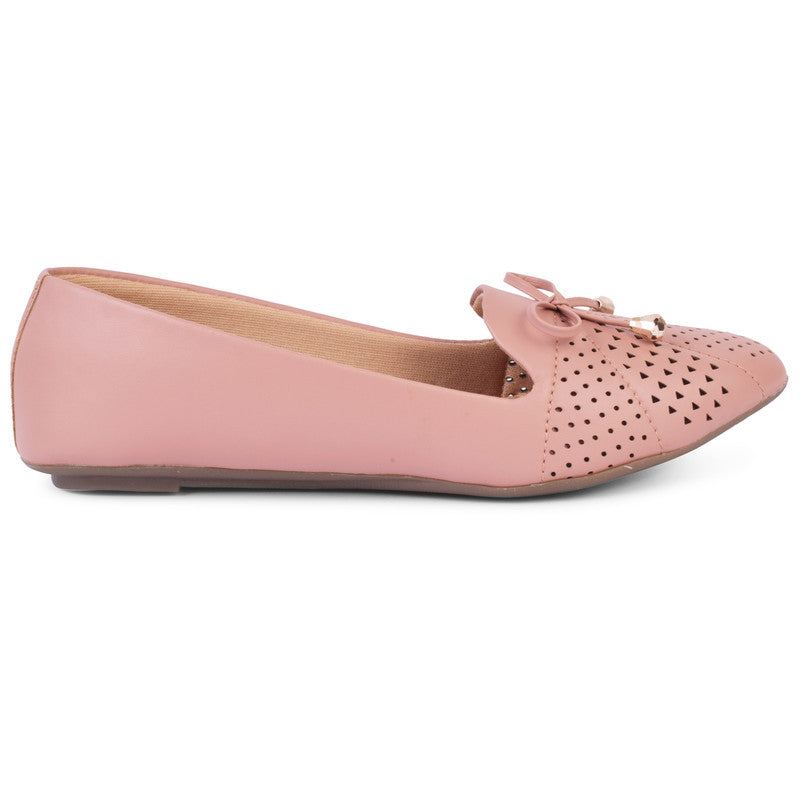 Trendy Lazer Casual Ballerinas With Bow Design