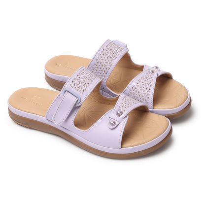 Graceful & Eye-Catching Comfortable Flat Slippers