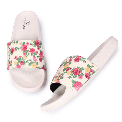 Flowery Print Stylish & Leisurely Sliders