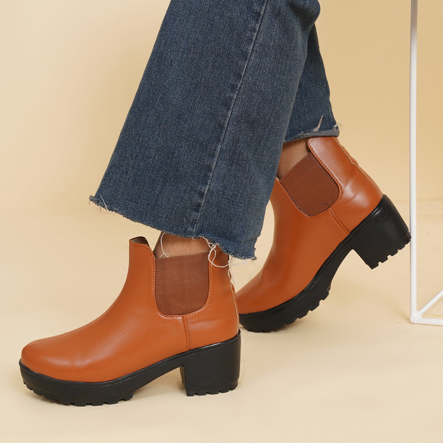 Chic & Exotic Comfortable 100% Vegan Leather Boots