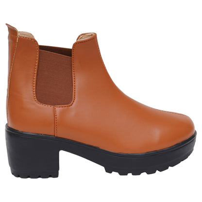 Chic & Exotic Comfortable 100% Vegan Leather Boots