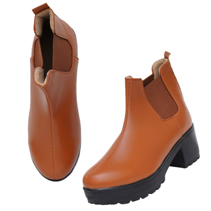 Chic & Exotic Comfortable 100% Vegan Leather Boots