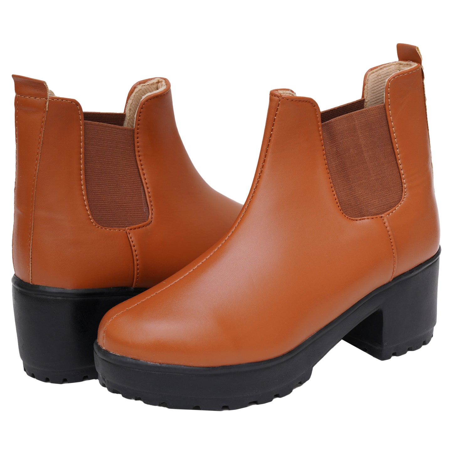 Chic & Exotic Comfortable 100% Vegan Leather Boots