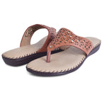 Elegant & Poised Lazer Design Cushion Doctor Slippers