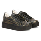 Trendy & Glamorous 100% Vegan Leather Sneakers
