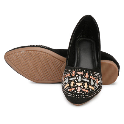 Charming & Graceful Siroski Design Ballerinas