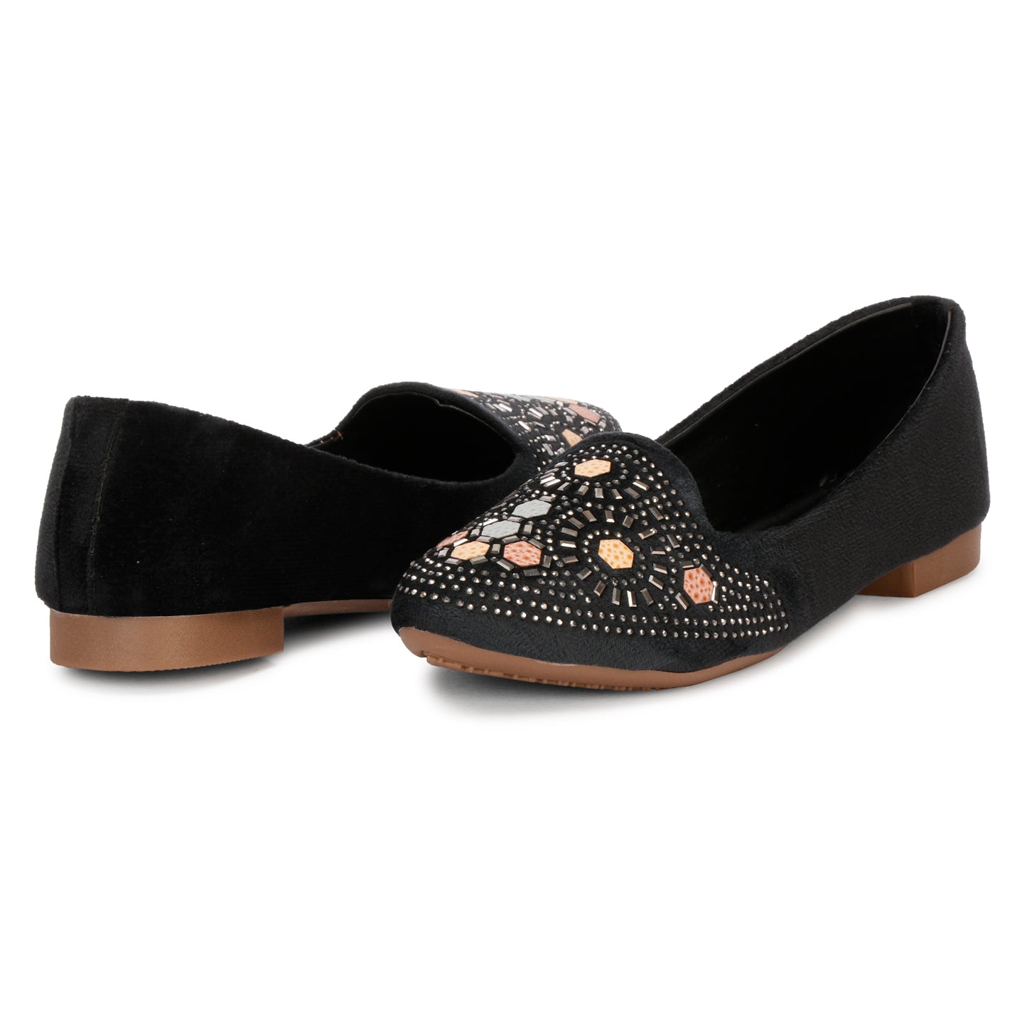 Poised & Elegant Siroski Design Ballerinas