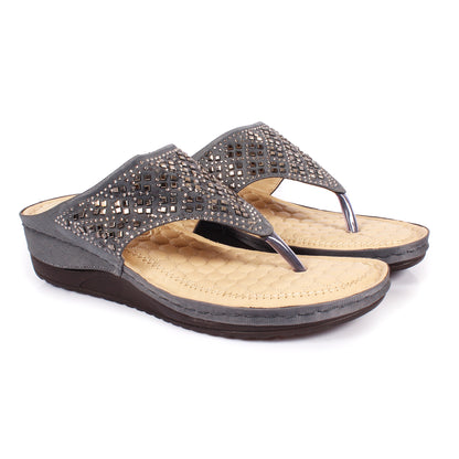 Chic & Graceful Siroski Design Stylish Comfortable Doctor Slippers