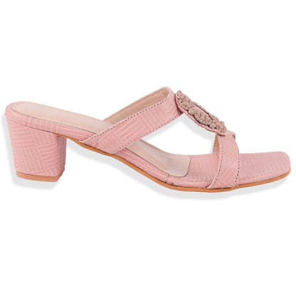 Versatile & Effortless Comfortable Block Heels Slippers