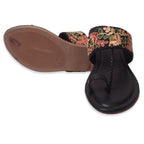 Elegant & Stunning Ethnic Embroidered Design Flat Slipper