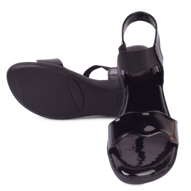 Classic & Shiny Sandals With Sleek Design