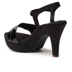 Graceful & Exquisite Design Cut Heels Sandals (4 Inches Heel)