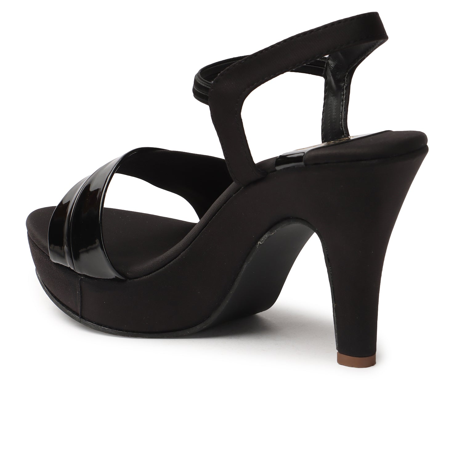 Graceful & Exquisite Design Cut Heels Sandals (4 Inches Heel)