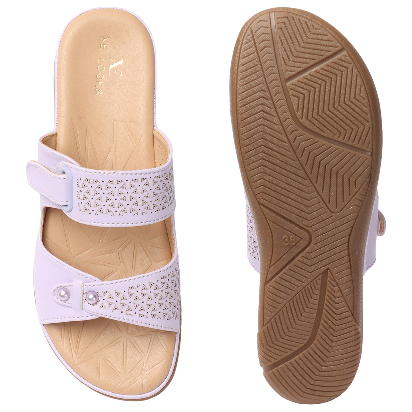 Graceful & Eye-Catching Comfortable Flat Slippers