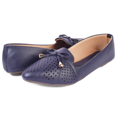 Trendy Lazer Casual Ballerinas With Bow Design