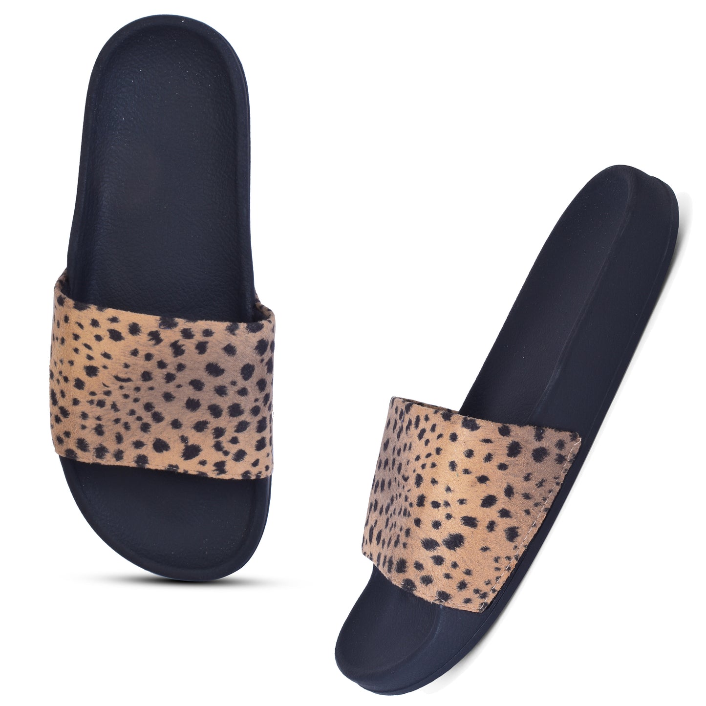 Urban & Leisurely Design Leopard Print Comfortable Sliders