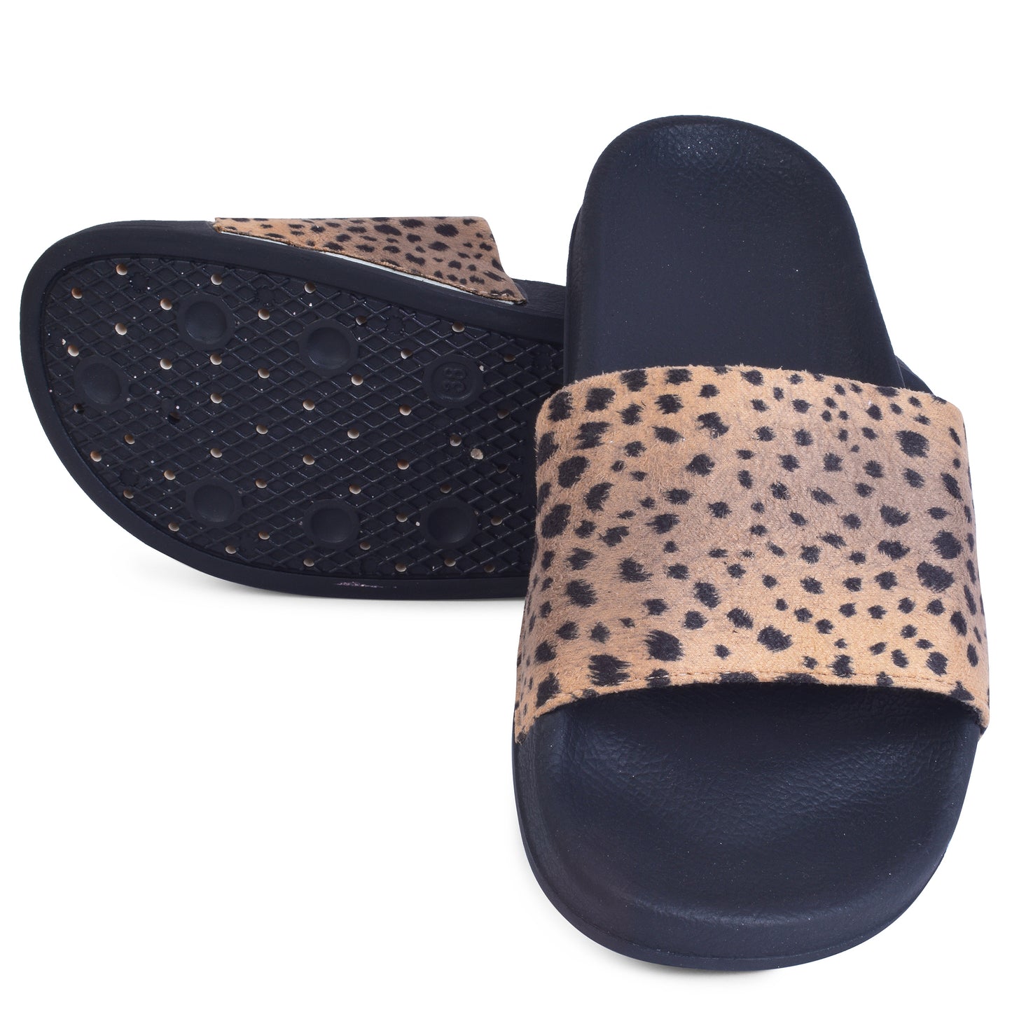 Urban & Leisurely Design Leopard Print Comfortable Sliders