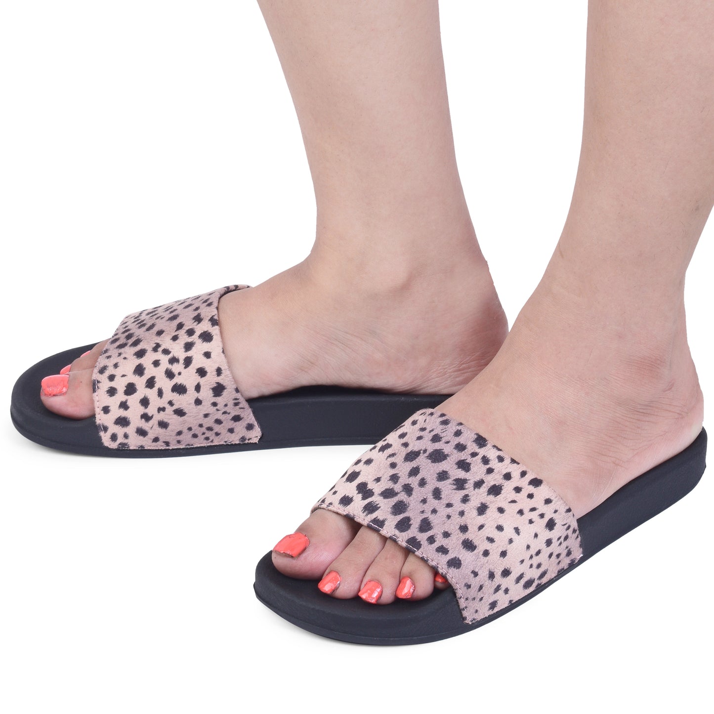 Urban & Leisurely Design Leopard Print Comfortable Sliders