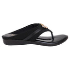 Graceful & Alluring Design Cushion Flat Slippers