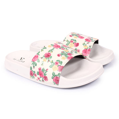 Flowery Print Stylish & Leisurely Sliders