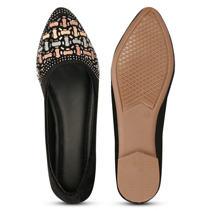 Charming & Graceful Siroski Design Ballerinas