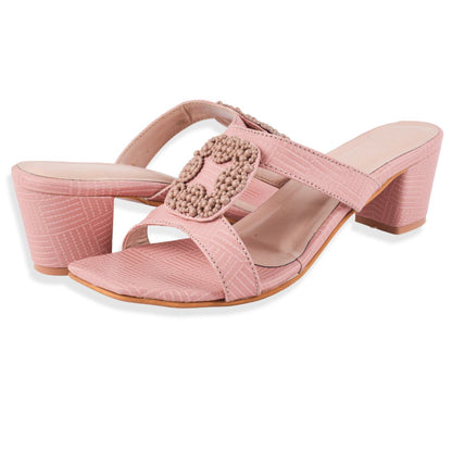 Versatile & Effortless Comfortable Block Heels Slippers