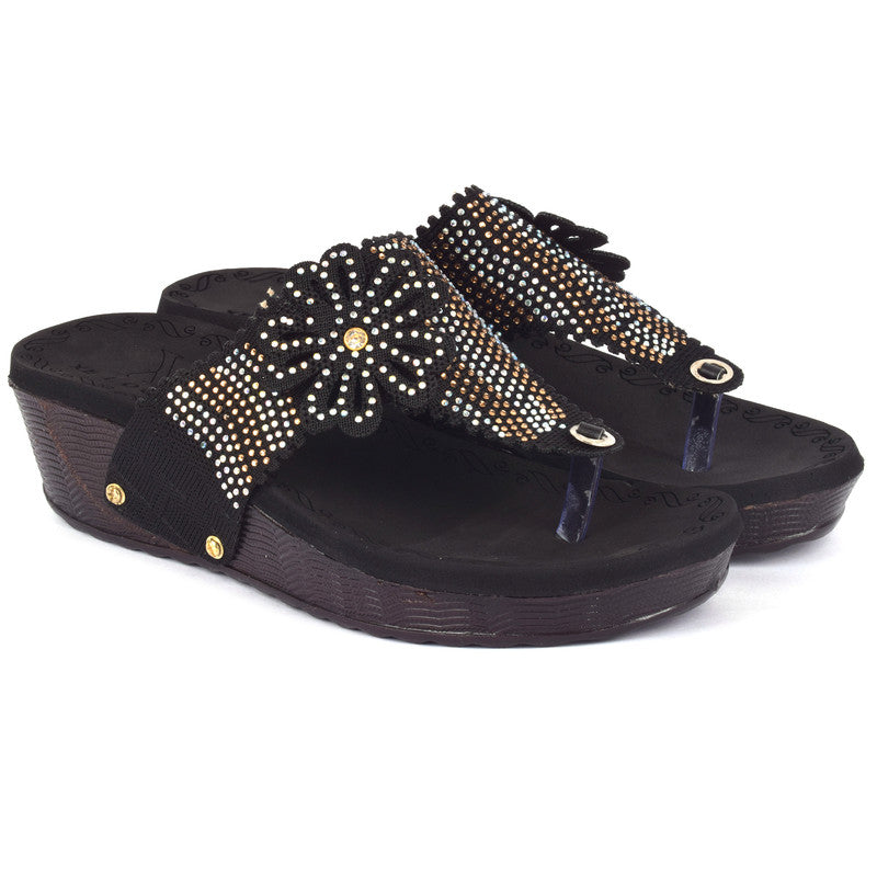 Stunning & Stylish Studded Comfortable Platform Slippers