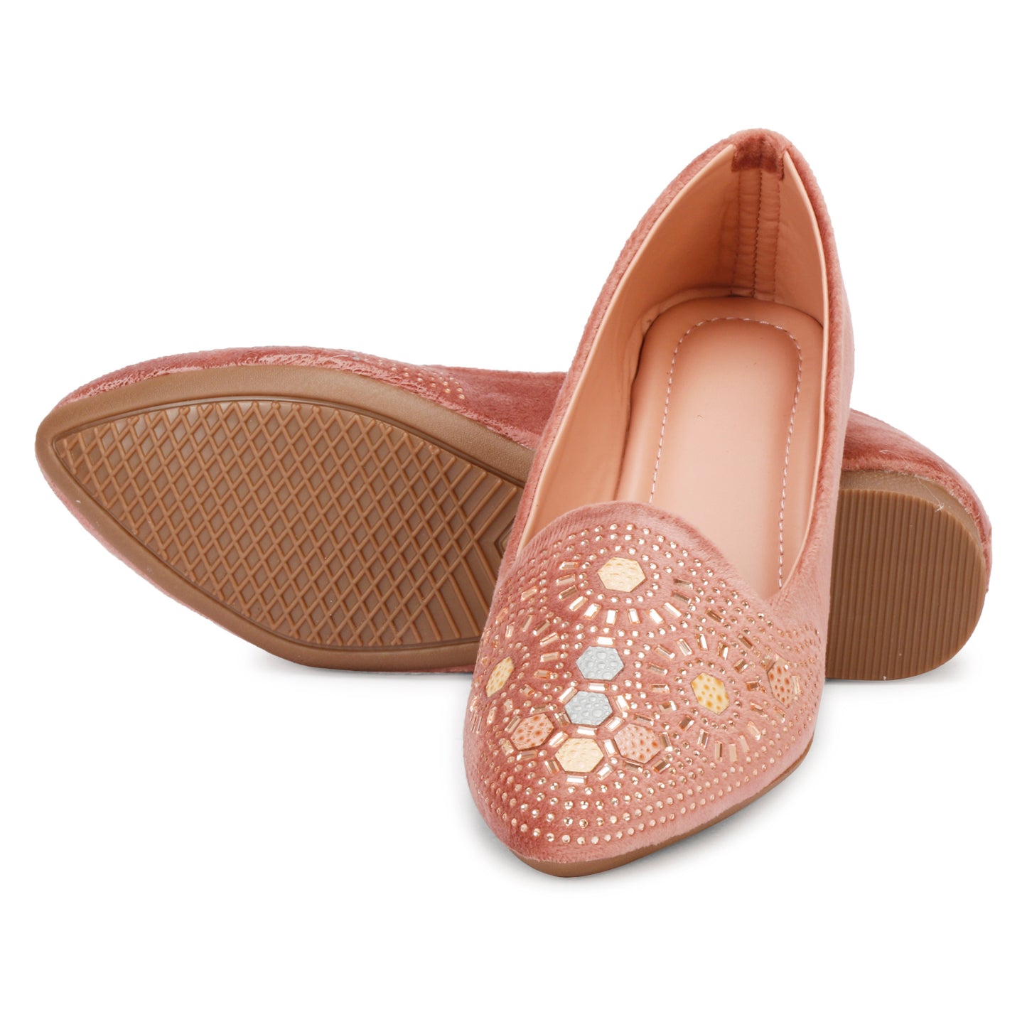 Poised & Elegant Siroski Design Ballerinas