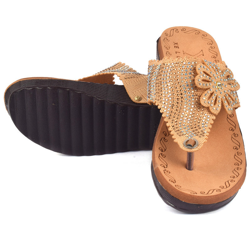 Stunning & Stylish Studded Comfortable Platform Slippers