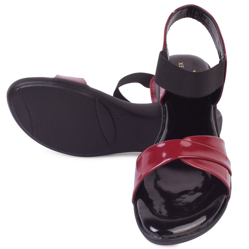 Trendy & Comfortable Patent Leather Sandals