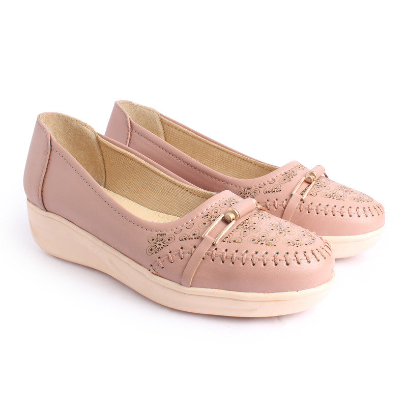 Comfortable & Alluring Buckle Design Flat Ballerinas