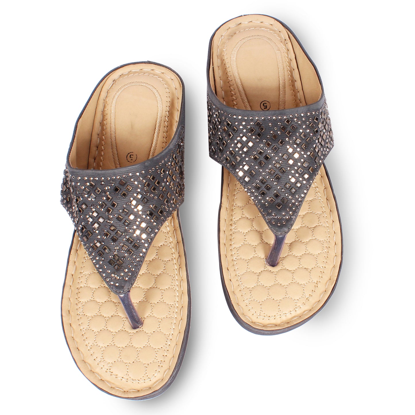 Chic & Graceful Siroski Design Stylish Comfortable Doctor Slippers