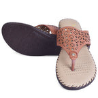 Elegant & Poised Lazer Design Cushion Doctor Slippers