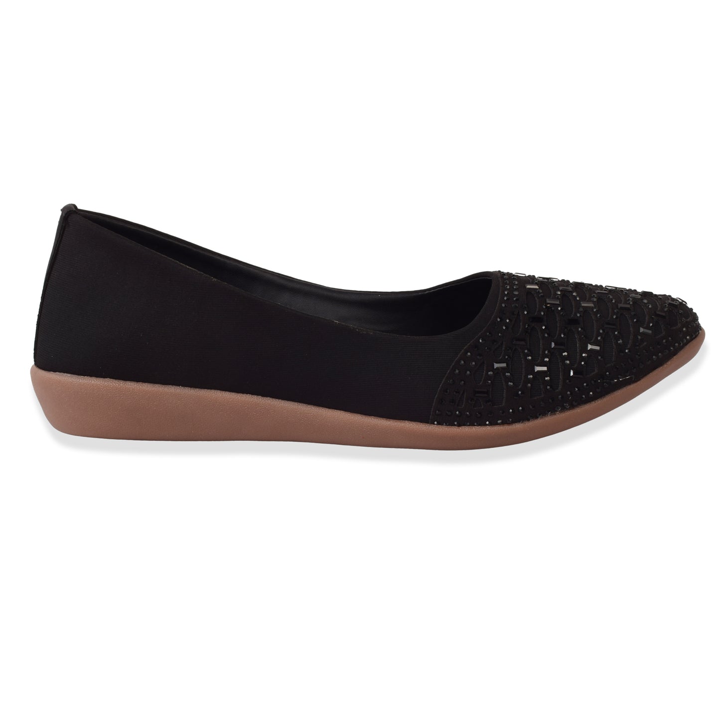 Stunning & Glamorous Siroski Design Flat Ballerinas